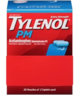 TYLENOL PM CAP 25PK 2CT