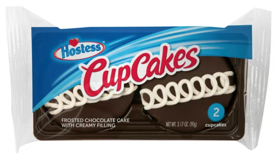 HOSTESS CHOC CUP CAKE 6pk