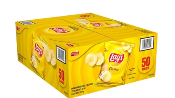 50CT LAY'S CHIPS REGULAR 1OZ