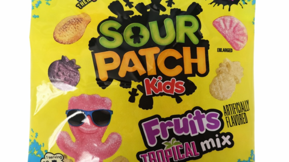 SOUR PATCH KIDS FRUIT MIX SOFT CANDY 3.08OZ