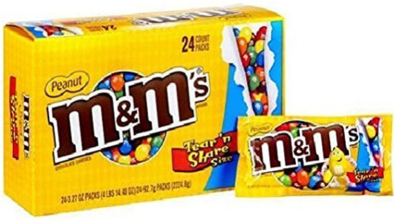M&M PEANUT KING SIZE 24CT