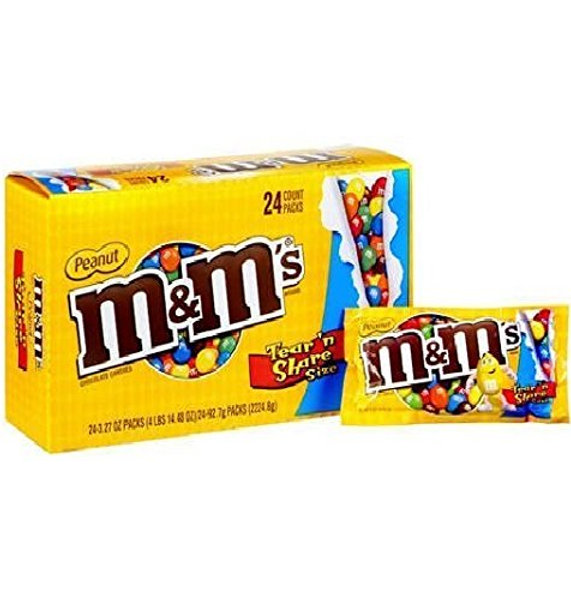 M&M PEANUT KING SIZE 24CT