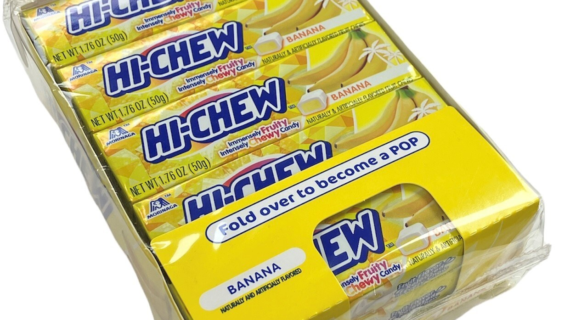 HI CHEW BANANA CHEWY CANDY 15PK