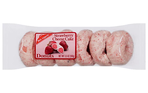 BON APPETIT DONUTS STRAWBERRY CHEESECK