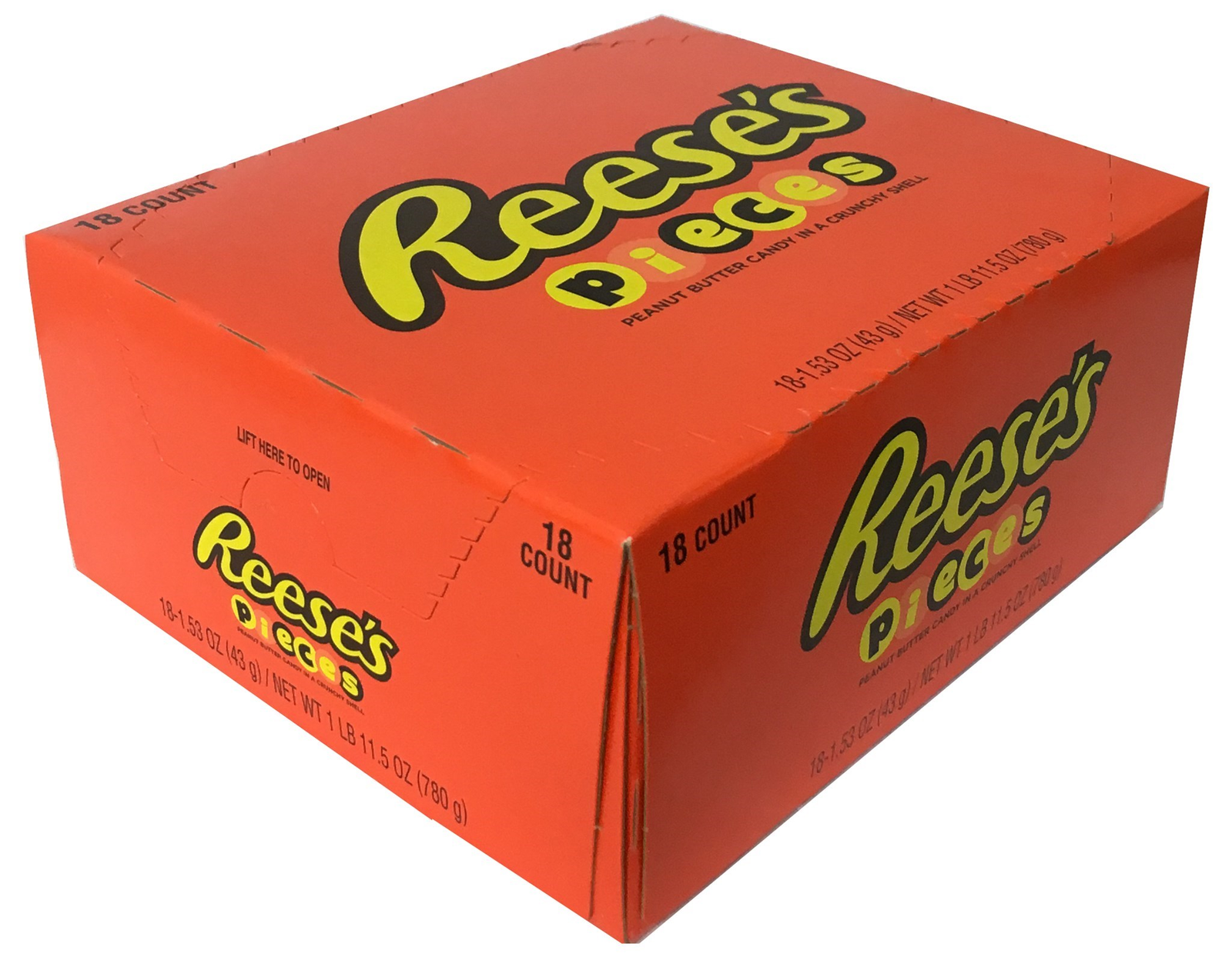 REESE'S PIECES 18CT 1.53OZ