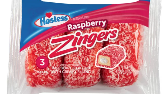 HOSTESS RASPBERRY ZINGERS 6pk