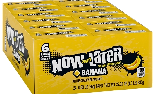 NOW & LATER BANANA CHEWS 24PK