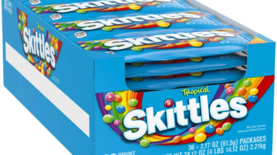 SKITTLES TROPICAL 36CT
