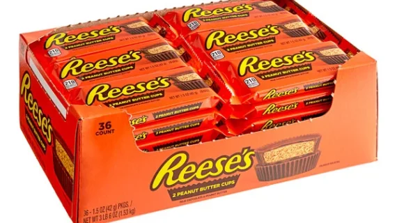 REESE'S PEANUT BUTTER CUPS 36CT 1.5OZ
