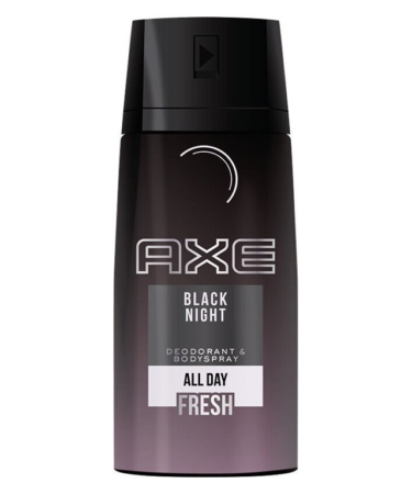 AXE DEODORANT SPRAY BLACK NIGHT 150ML
