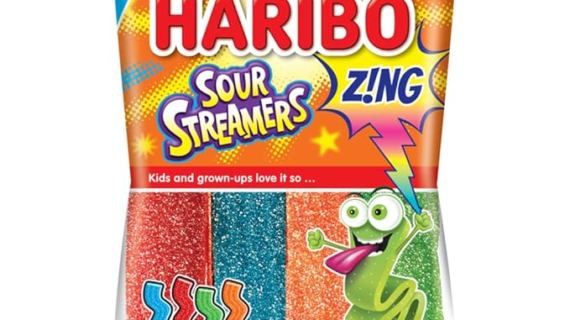 HARIBO ZING SOUR STREAMERS 3.6OZ