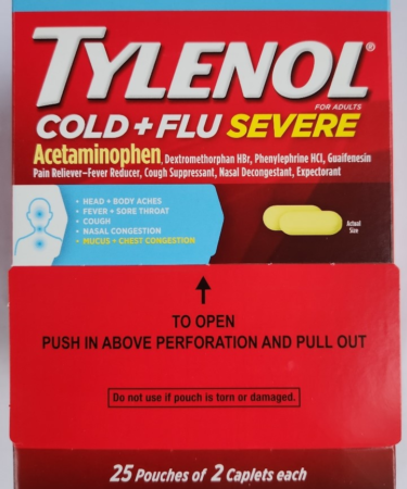 TYLENOL COLD & FLU 25PK 2CT