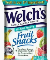 WELCHS ISLAND FRUIT SNACKS 5 OZ