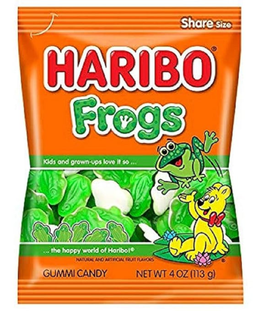 HARIBO FROGS 4OZ