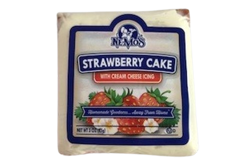 NEMO'S STRAWBERRY WITH CREAM CHEESE CAKE SQUARE 6pk