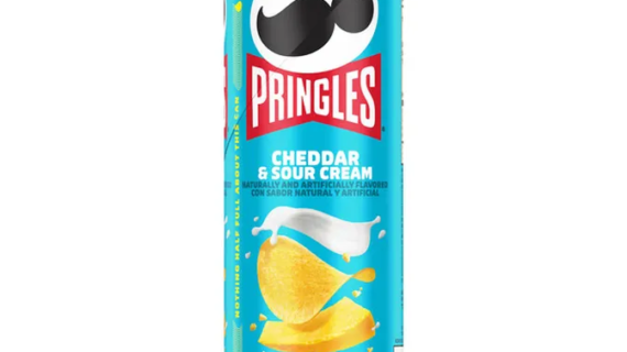 PRINGLES CHEDDAR & SOUR CREAM 5.5OZ