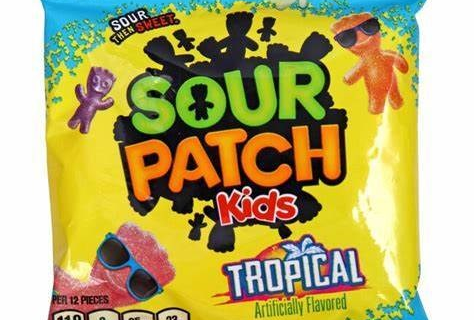 SOUR PATCH KIDS TROPICAL 3.6OZ