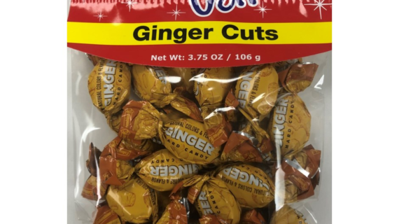 HANDY CANDY PEG BAG GINGER CUTS 3.75OZ