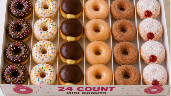 DONUT ASSORTED MINI 24 COUNT