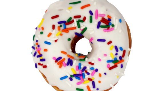 DONUT VANILLA FROSTED SPRINKLES DOZEN