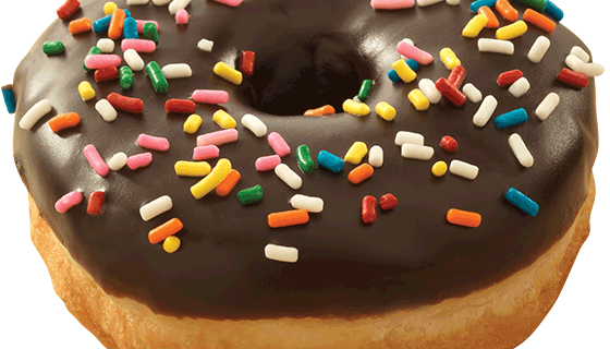 DONUT CHOCOLATE FROSTED SPRINKLES DOZEN