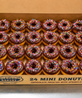 DONUT CHOCOLATE FROSTED MINI 24 COUNT
