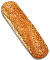 HOAGIE ROLL SESAME 12" DEL DZ