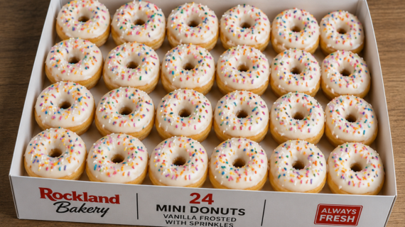 DONUT VANILLA FROSTED MINI 24 COUNT